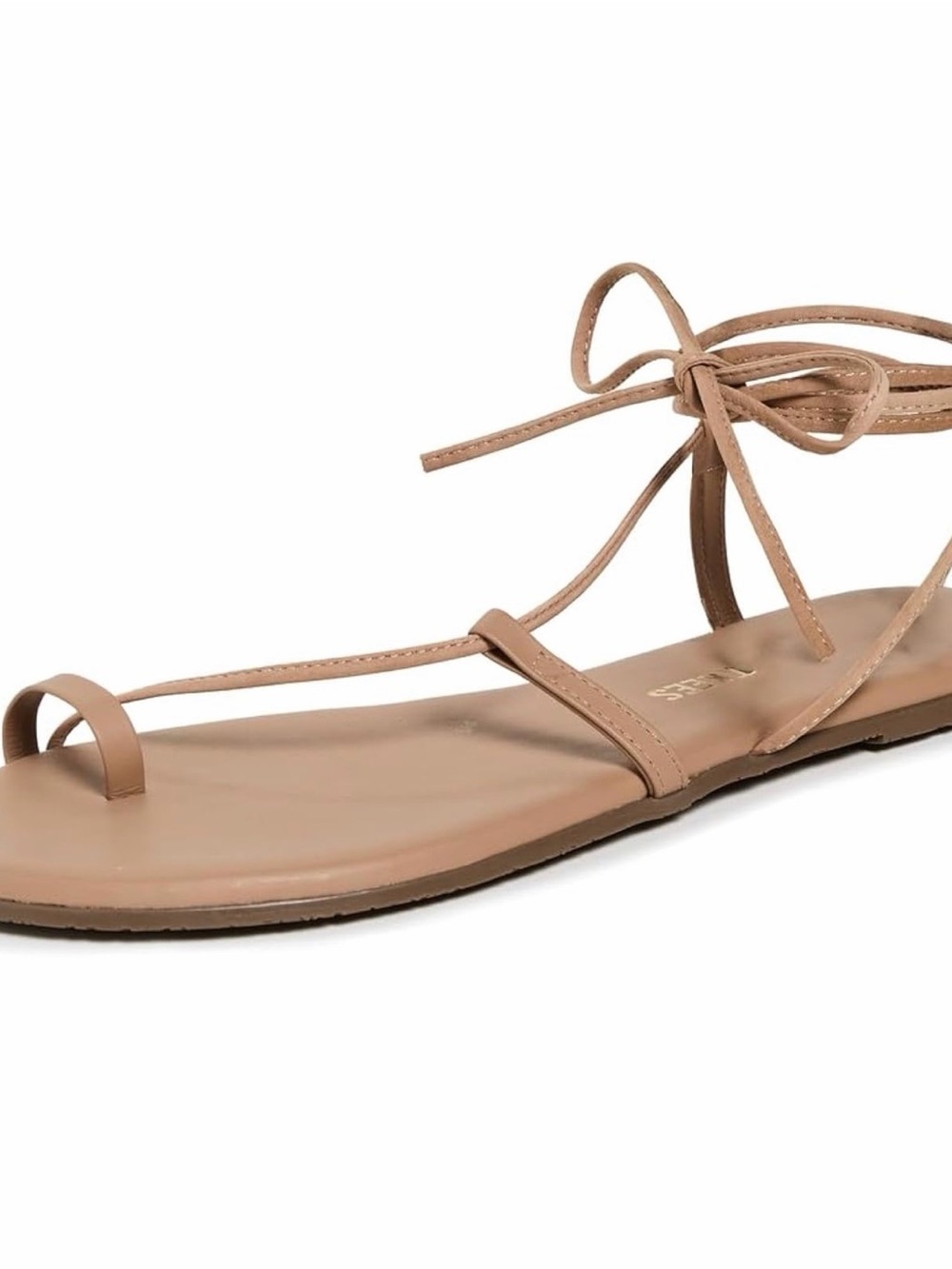 TKEES Tan Lace Up Sandal NWOT